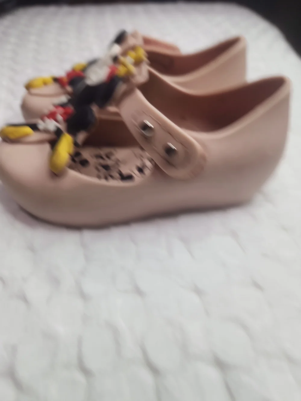 Mini Melissa Pink Kissing  Minnie & Mickey Character Shoes